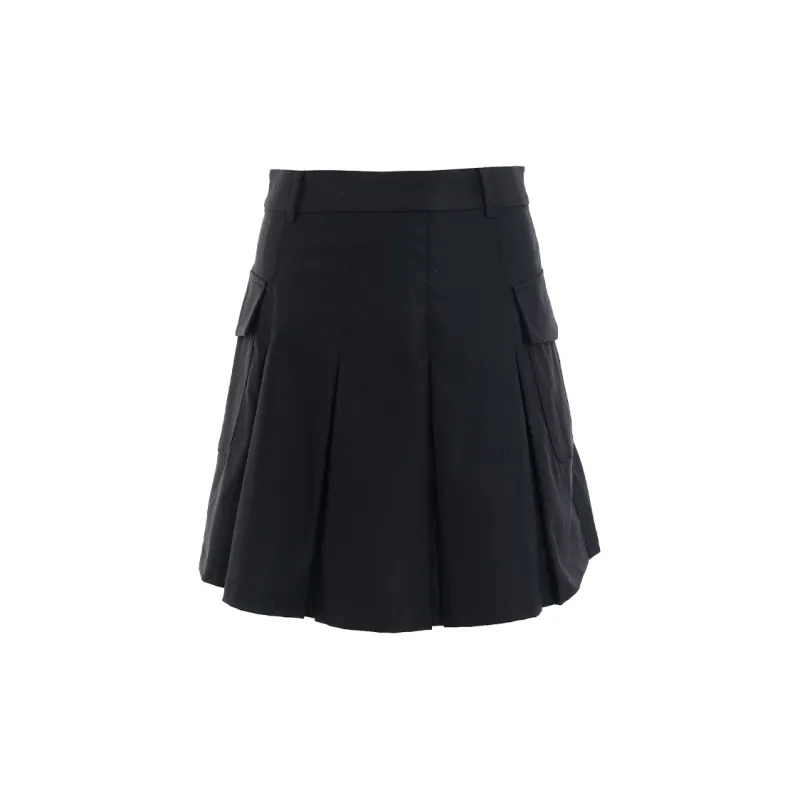 JESSYLINE Casual Short Skirts Women's Black-1