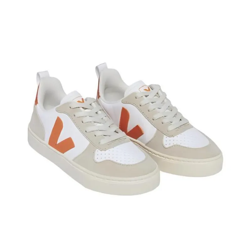 VEJA V 10 ChromeFree Low Top Skateboard Shoes Women's Almond-3