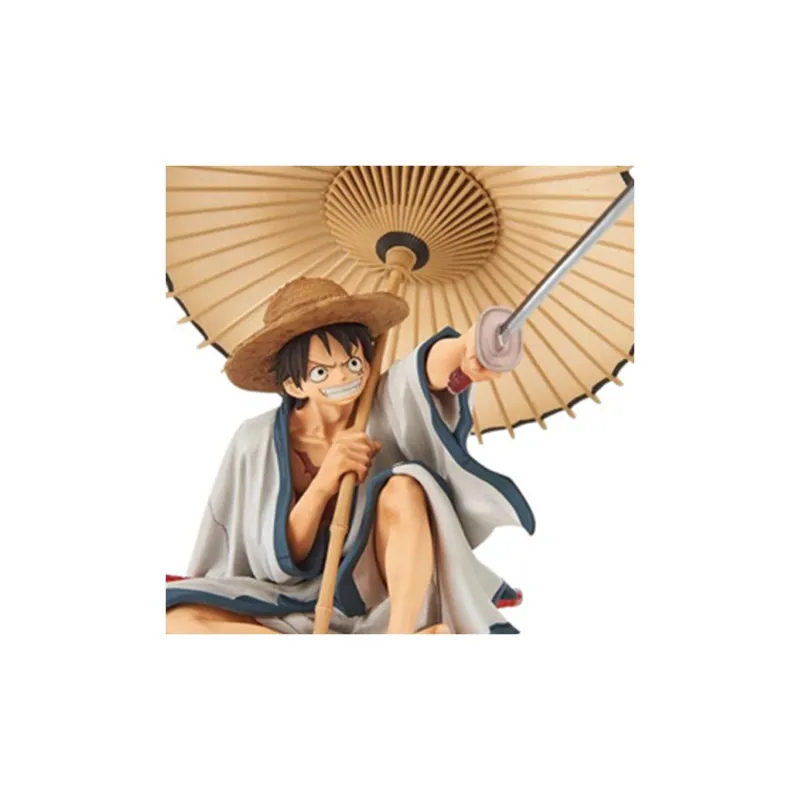 BANPRESTO Monkey D. Luffy BWFC Styling King Top Arena 2 Umbrella Warrior Scale Figures-3