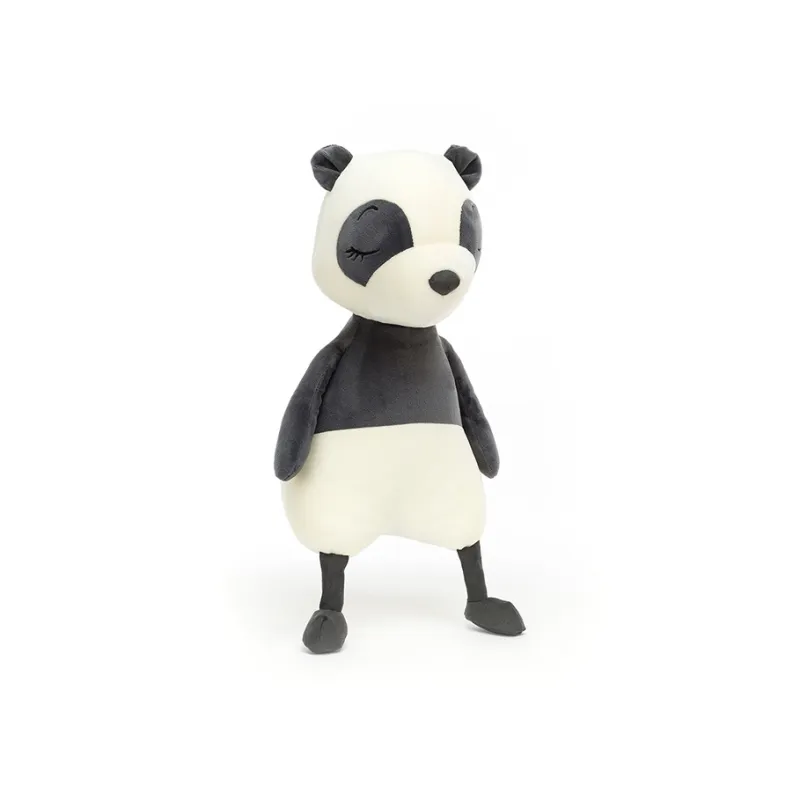 JELLYCAT Jungle Animal Collection Yearly Sleep Panda Dolls Plush Doll 24cm/36cm Height-2