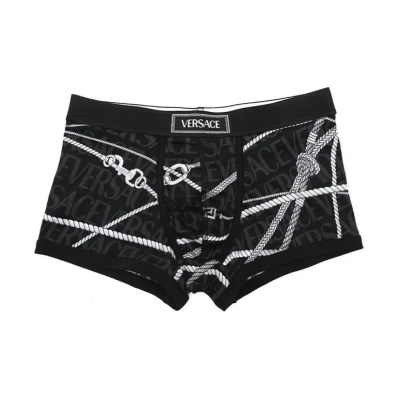 VERSACE All-Over Printed Trunks-0