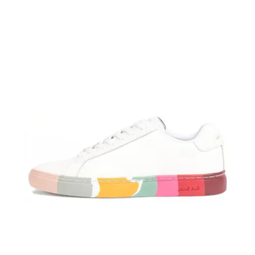 Paul Smith Lapin Swirl-print Leather Sneakers