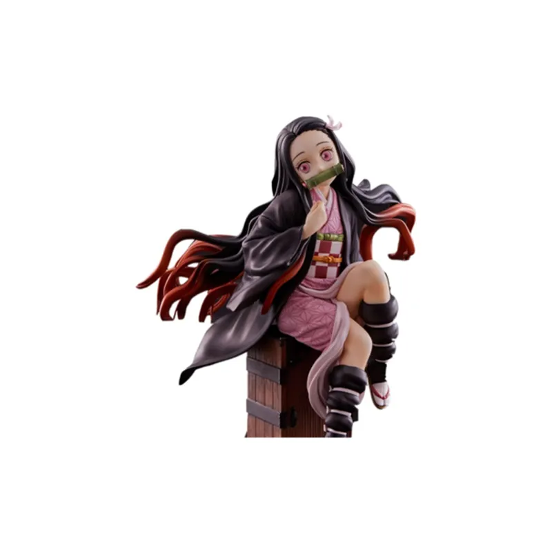 Aniple Nezuko Kamado Demon Slayer  Kimetsu No Yaiba Seated Box 16.2cm Scale Figures-3