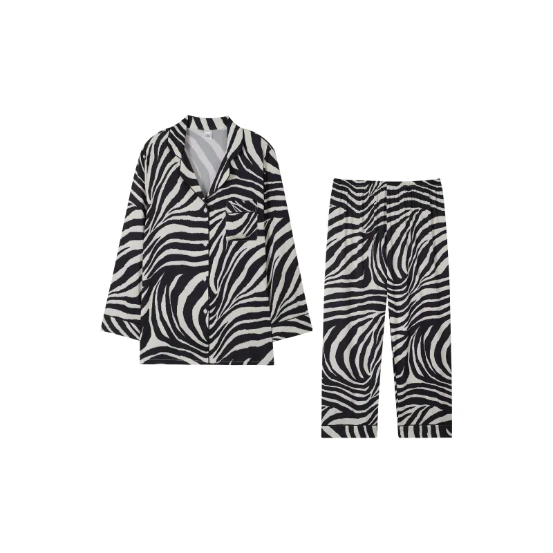 WANANNI Pajama Set Women's Black-0