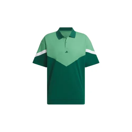 Adidas Ultimate365 Polo Shirts Men Pre-Owned Green/University Green