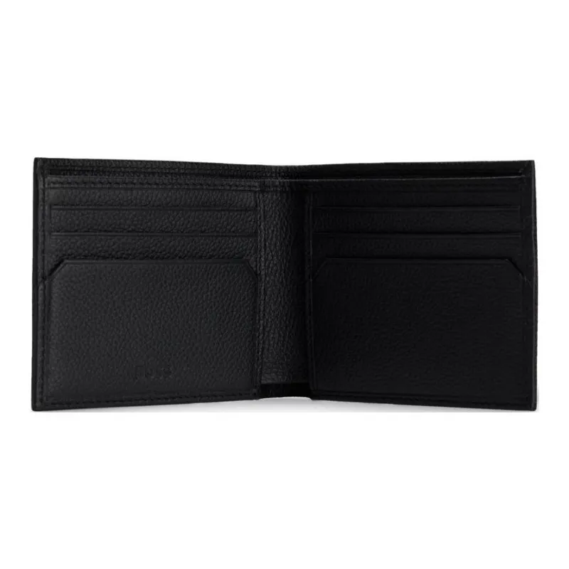 HUGO BOSS Grain Leather Wallet Men's Black-5