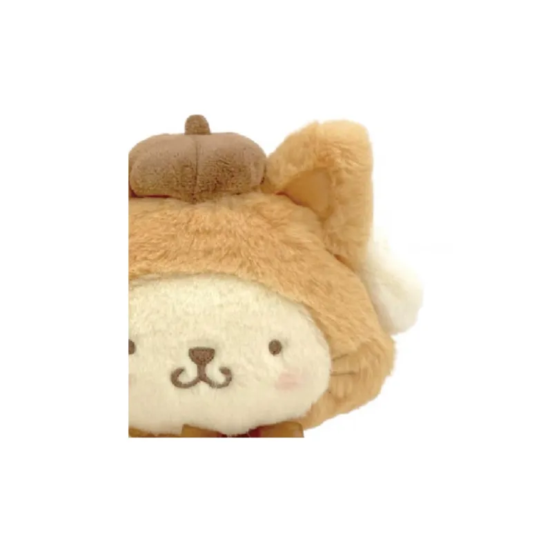 Sanrio Pompompurin NAKAJIMA Kitten Coat Dolls Plush Doll 16cm High-1