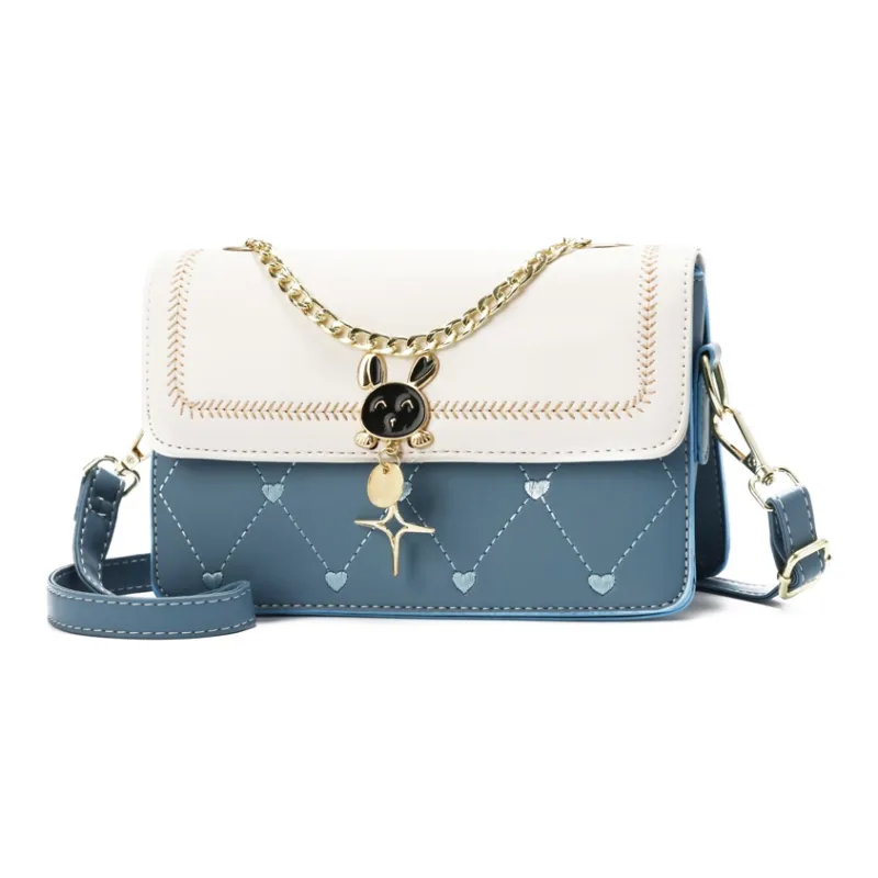 Weymond PU Crossbody Bag, Shoulder Bag Women's Blue/Purple/Pink/Green/White/Black-17