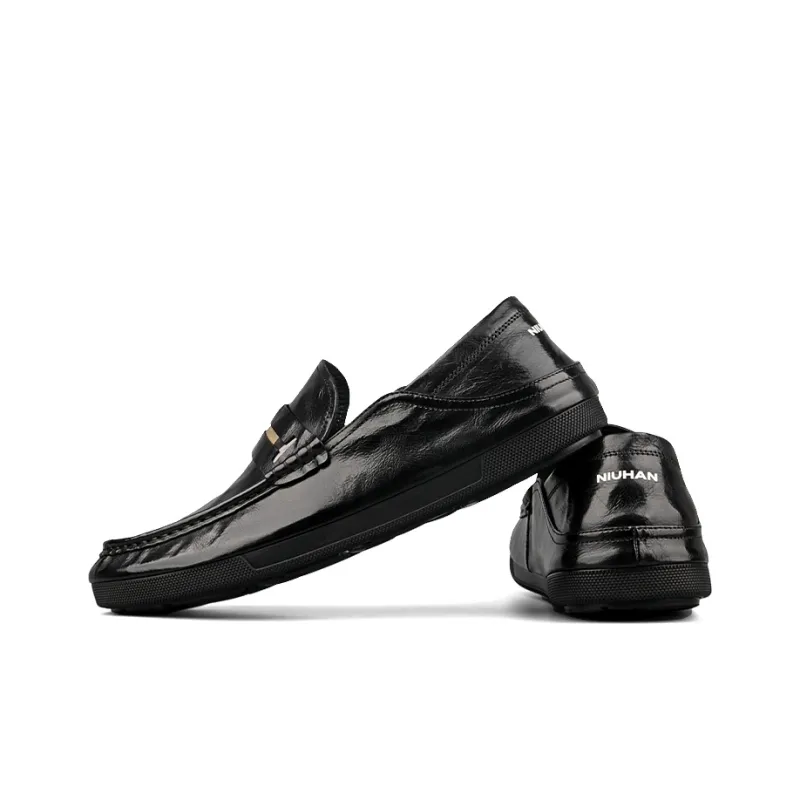 New Korea Beanie Shoes Men's Black-3