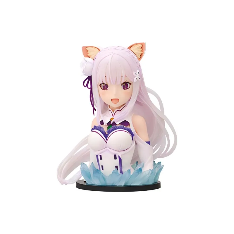BANPRESTO Emilia Glass Factory Ichiban Kuji Zero Starting Life In Another World Final Prize Scale Figures-0