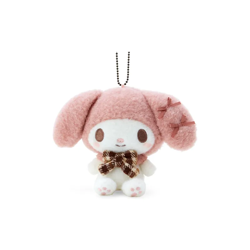 Sanrio My Melody Mocha Plaid Collection Dolls Plush Pendant 13cm High-2