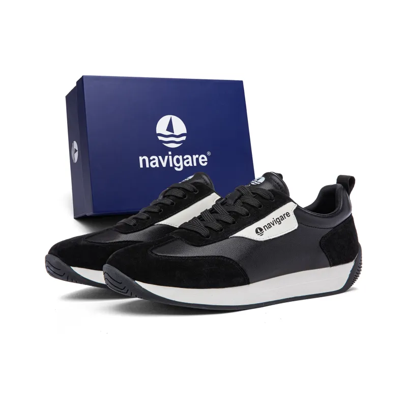NAVIGARE Anti Slip Wear Resistant Water Resistant Impact Resistant Rebound Low Top Casual Shoes Men's-1