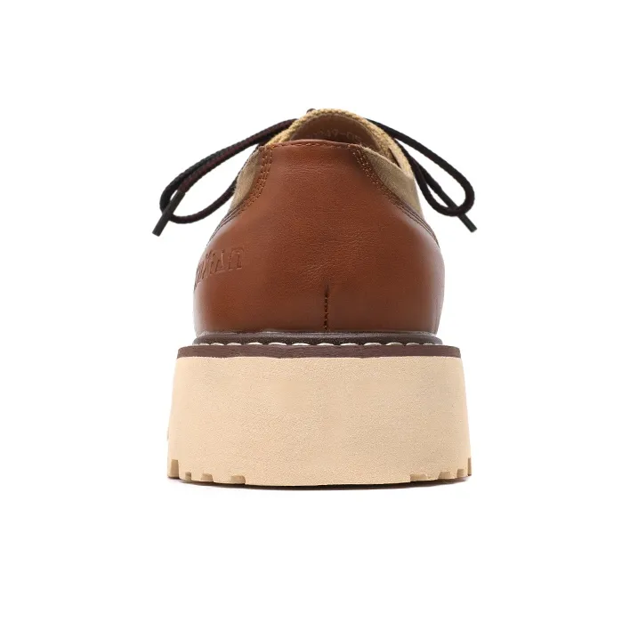 Beidouniao Dress Shoes Men's Brown-5