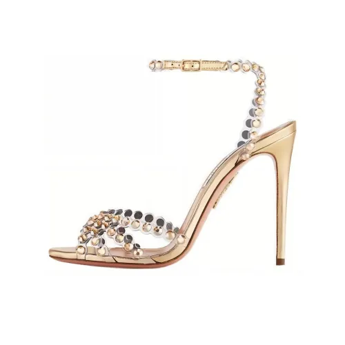 AQUAZZURA Tequila 105mm Crystal-embellished Sandals