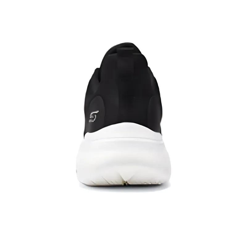 Skechers Cushioning Anti Slip Wear Resistant Breathability Low Top Casual Running Shoes Men's Black-2