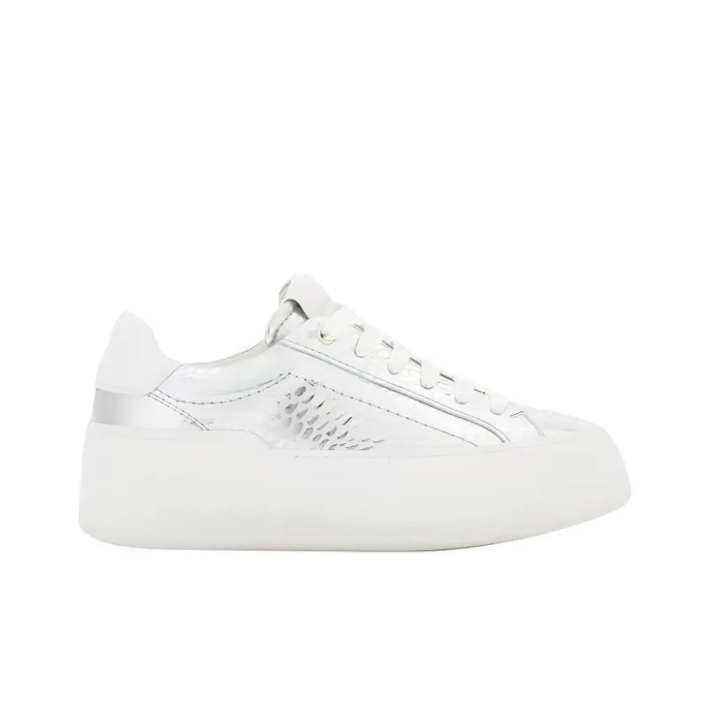 FERRAGAMO Wedge Metallic Plaftorm Sneakers-1