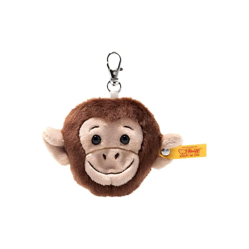 Steiff Animal Steff Monkey Brown Dolls Plush Doll 7cm High-0