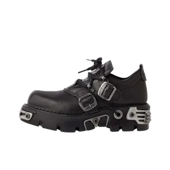NEW ROCK x Paco Rabanne Low-Top Casual Shoes Unisex Black