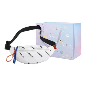 GOX Nylon Fabric Sling Bag Regular Unisex White, Black