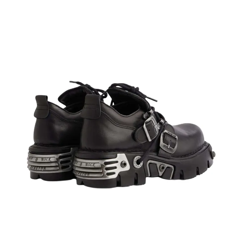 NEW ROCK x Paco Rabanne Low-Top Casual Shoes Unisex Black-3
