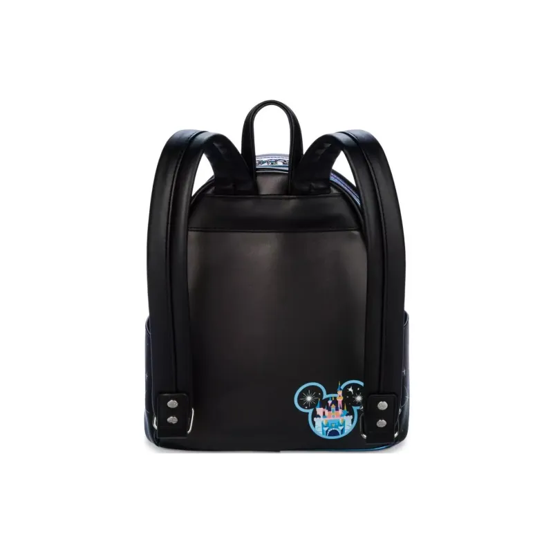 Disney Polyurethane Backpack Mini Unisex Black-1