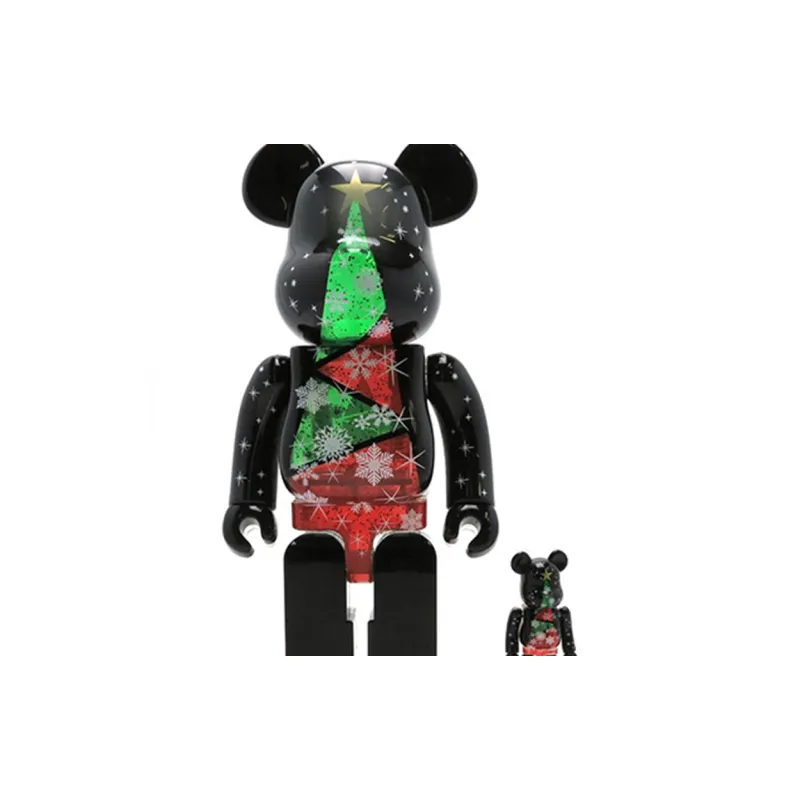 Bearbrick 2017 Xmas Stained Glass Tree Ver. 2 Black-4