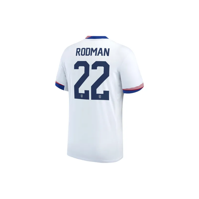 Nike Trinity Rodman USWNT 2024 Stadium Away Soccer Jerseys Men's White-1