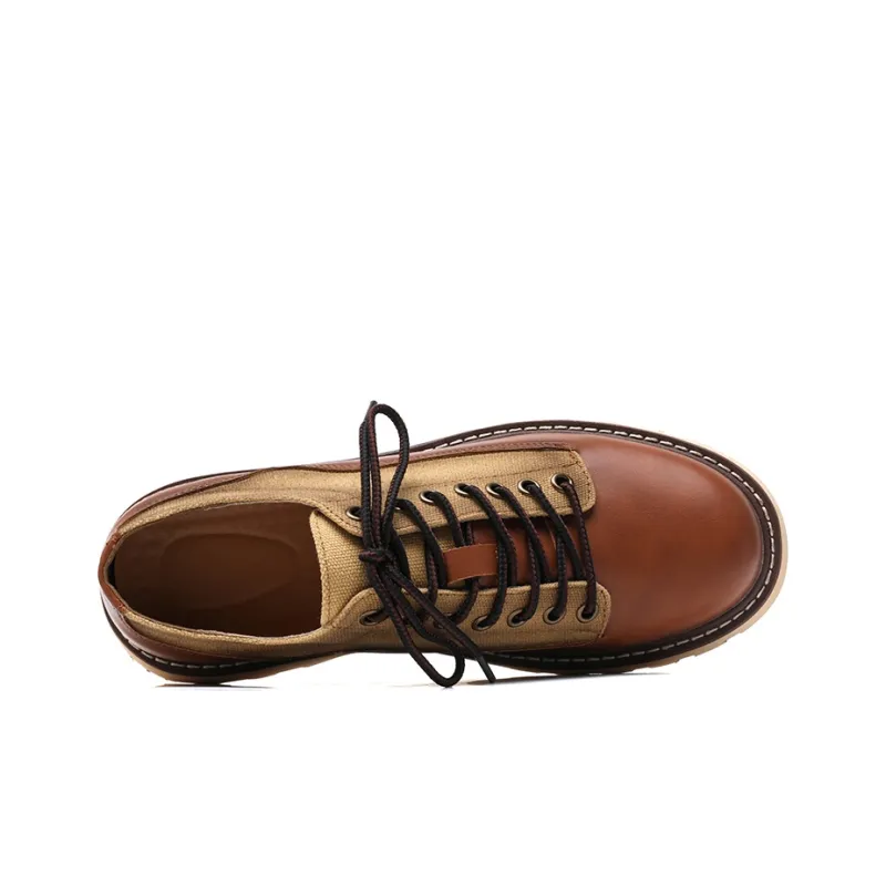 Beidouniao Dress Shoes Men's Brown-4