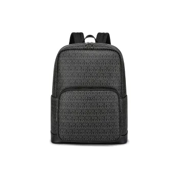 FAIRWHALE PVC Backpack Regular Unisex Graphite Gray/Dull Yellow Brown/Dusty Blue