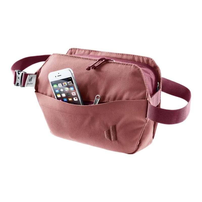 DEUTER Recycled Polyester One Shoulder Crossbody Fanny Pack Regular Unisex Chestnut-1