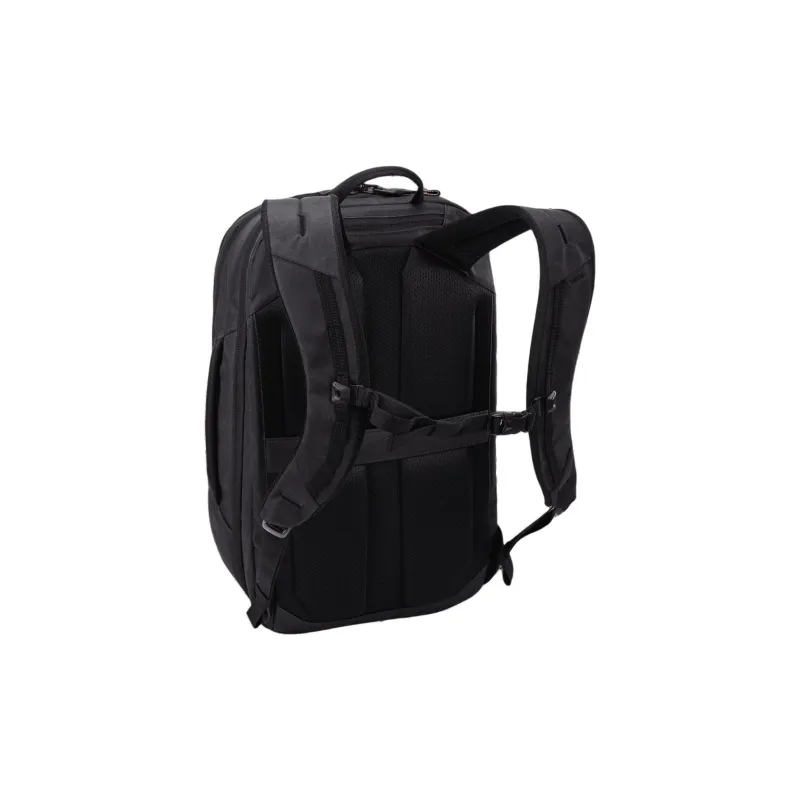 THULE Recycled Material With Wax Canvas Fabric Backpack Large Size Unisex Black-2