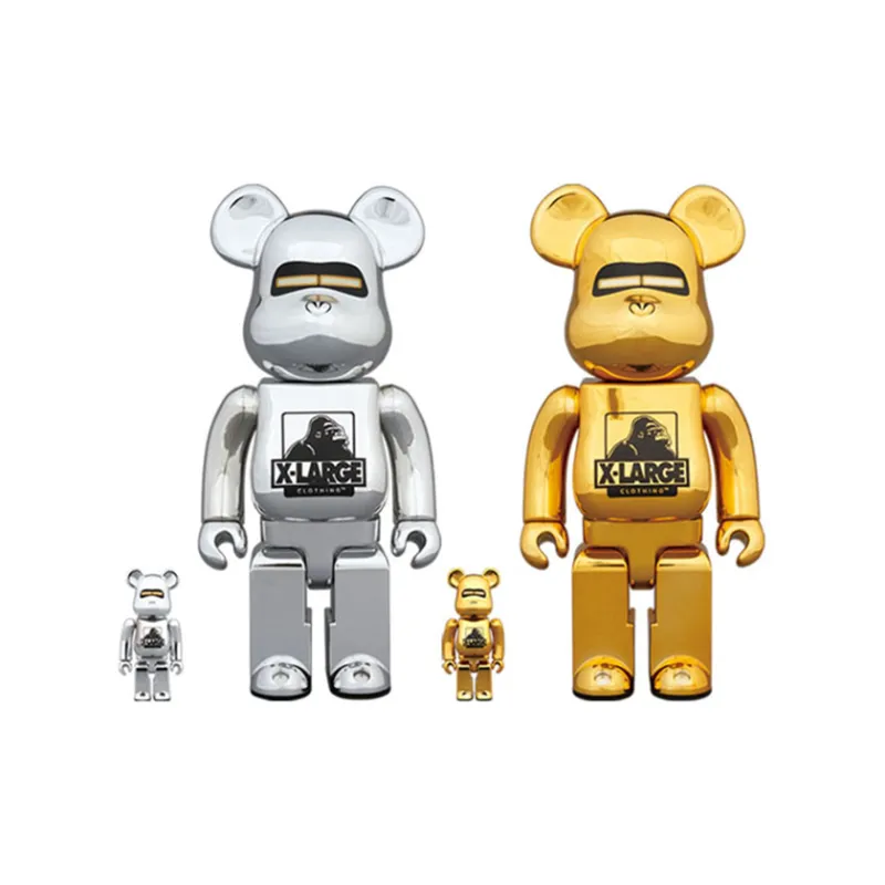 Bearbrick X Xlarge X Hajime Sorayama Chrome-0