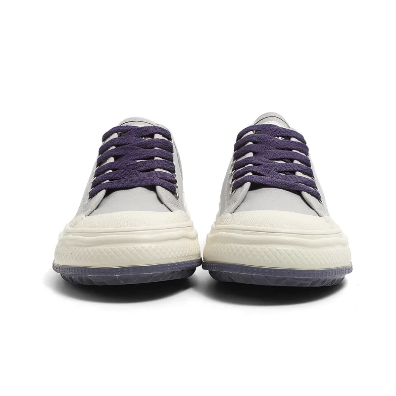 HUANQIU Wear-Resistant Breathable Balance Cushioning Low-Top Canvas Shoes Women's-3