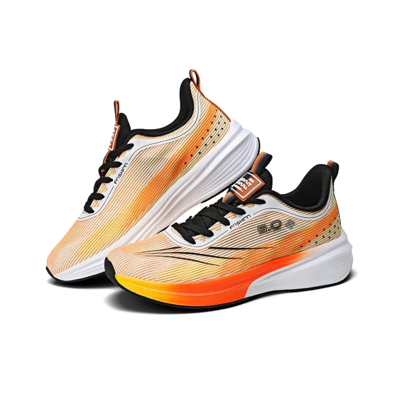 Cindiress Cushioning Anti-Slip Wear-Resistant Breathable Supportive Lightweight Rebound Low-Top Running Shoes Unisex-3