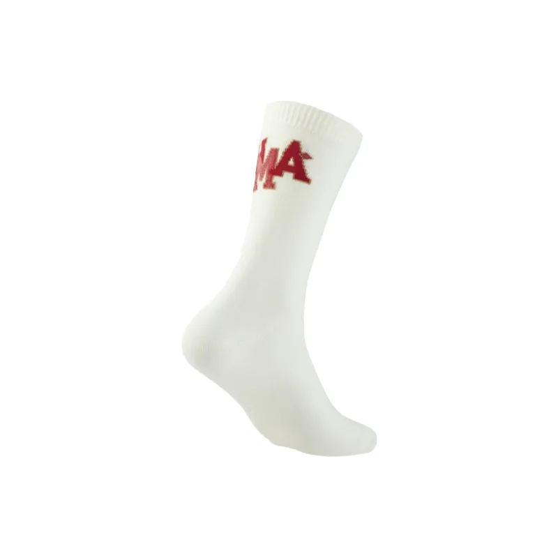 PUMA Mid Calf Socks Unisex Gray White-1