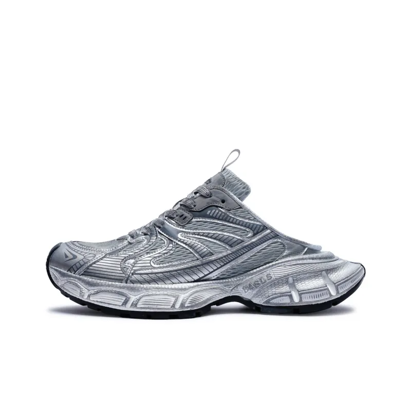 BASLS Bashe Series Mules Breathable Height Increasing Low Top Chunky Sneakers Unisex-28