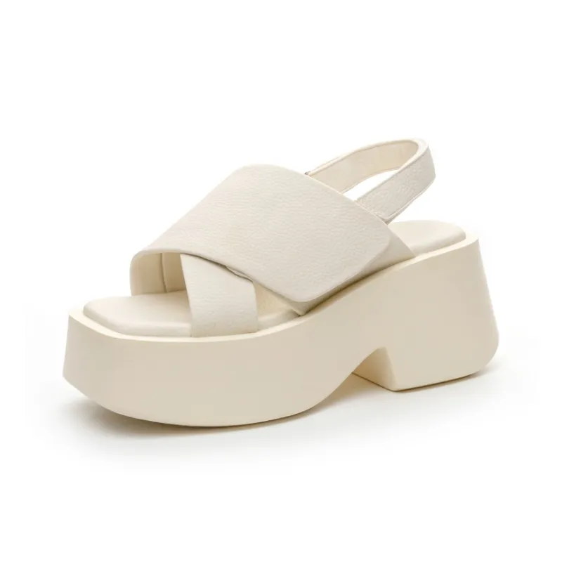 Shangjinni One Strap Sandals 9cm Women's-0