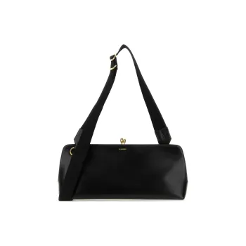 JIL SANDER Goji Calfskin Crossbody Bag Shoulder Bag Women's Black