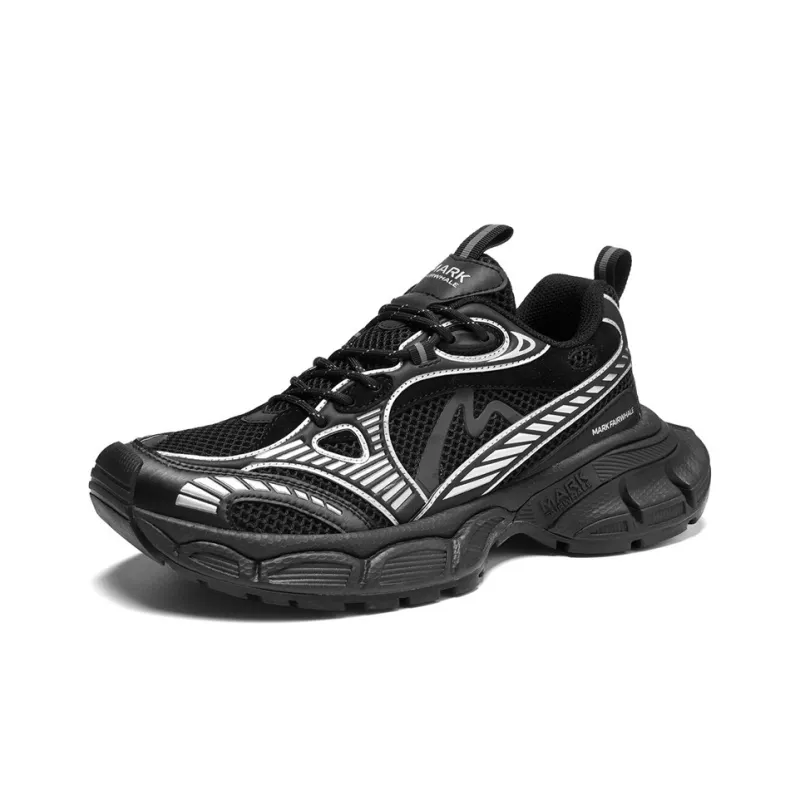 FAIRWHALE Abrasion Resistant Breathable Slip Resistant Low Top Chunky Sneakers Men's-1