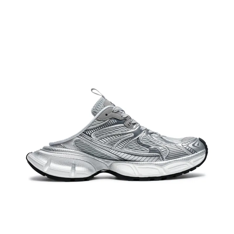 BASLS Bashe Series Mules Breathable Height Increasing Low Top Chunky Sneakers Unisex-10