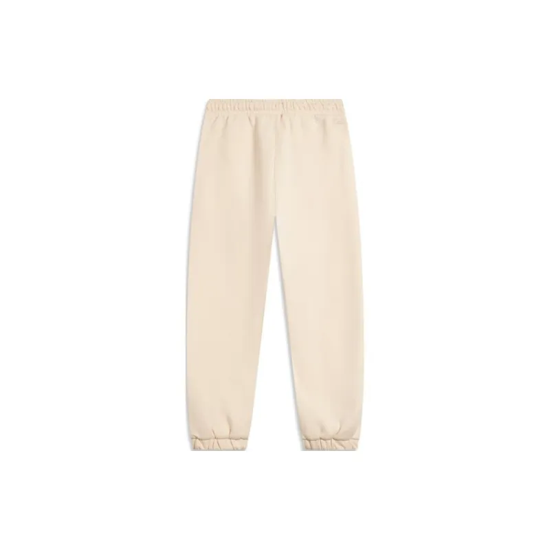 LiNing Sports Life Collection Knitted Sports Pants Women's Swan White-1