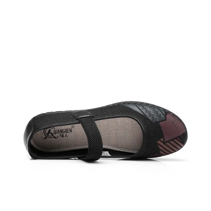 Strongman 3515 Women's Casual Shoes Black Red-3