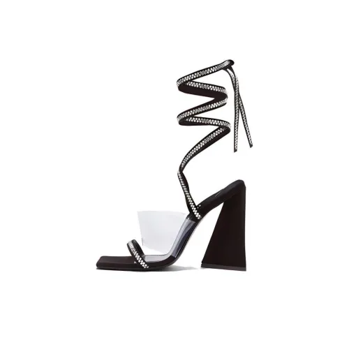 The Attico Isa 115mm Embellished Leather Sandals Women's