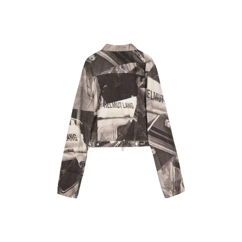 Helmut Lang Car print Denim Shirt Jacket-1