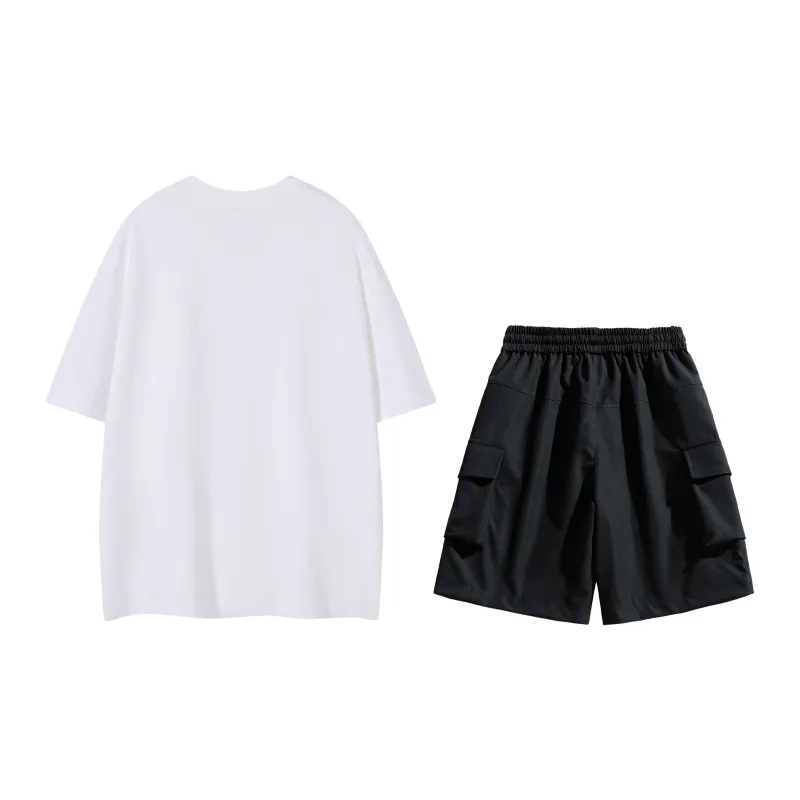 LEVEL RELAX Series Short Sleeved T Shirts Unisex-81