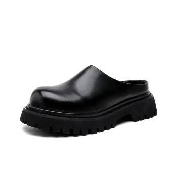 WEISHIBANGWEI Rubber Sole Slip-Resistant Wrap-toe Slippers Men's
