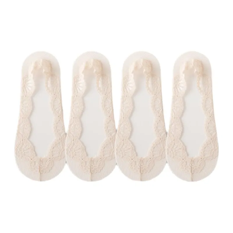 MIIOW No Show Socks Women's 4 Pack-3