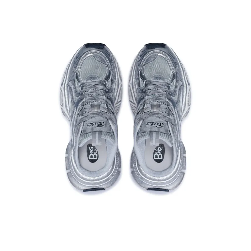 BASLS Bashe Series Mules Breathable Height Increasing Low Top Chunky Sneakers Unisex-31
