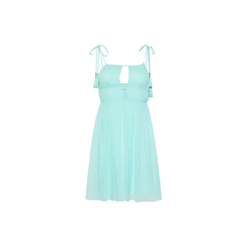 Patrizia Pepe Slip Dresses Women's Aqua Blue