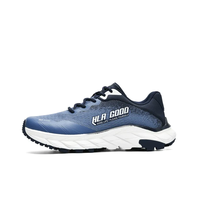 HLA Trendy Breathable Mesh Flyknit Lifestyle Casual Shoes With Height Increase Comfortable Athletic Shoes Men's-7